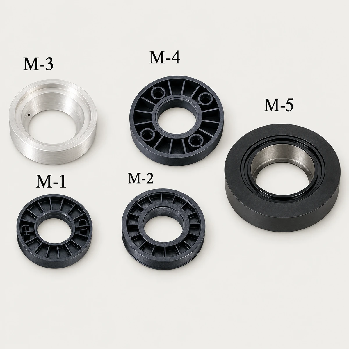 健楷工業 M-1~M-5 輪件系列實品照片